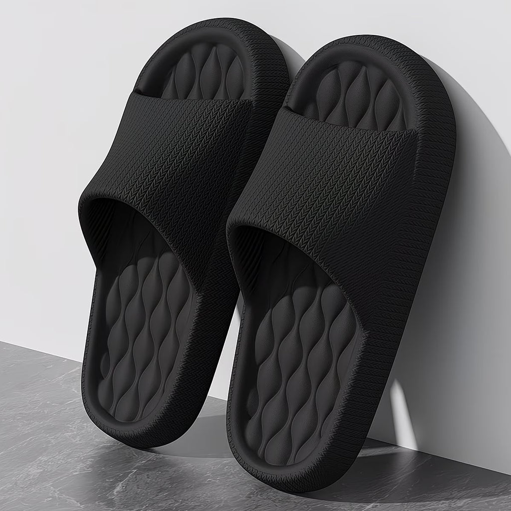 Wave Pattern Canvas Slippers