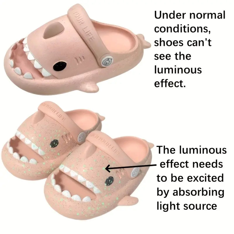 Cute Shark Slipper Luminous