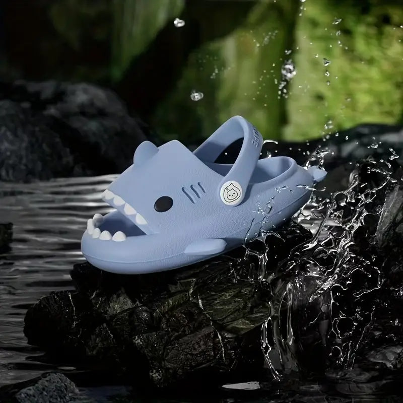 Cute Shark Slipper Non-slip Stripe
