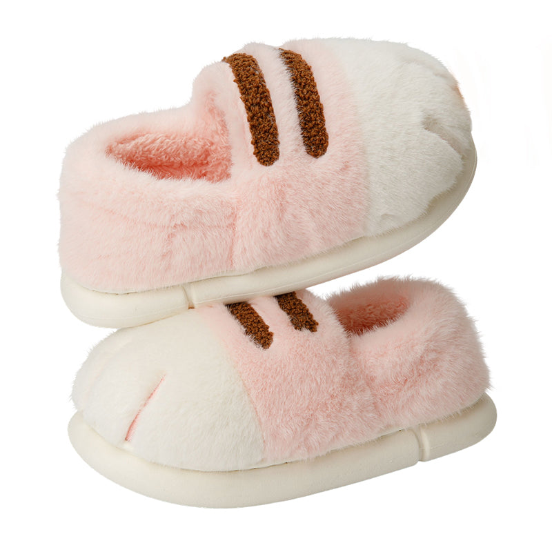 Cozy Cute Cat Paw Slippers
