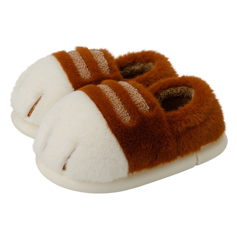 Cozy Cute Cat Paw Slippers