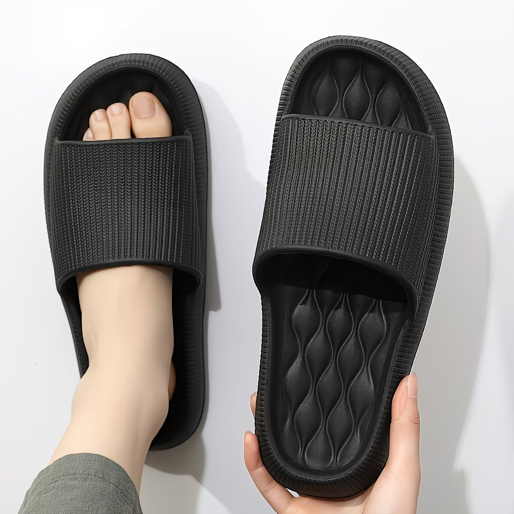 Wave Pattern Canvas Slippers