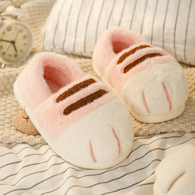Cozy Cute Cat Paw Slippers