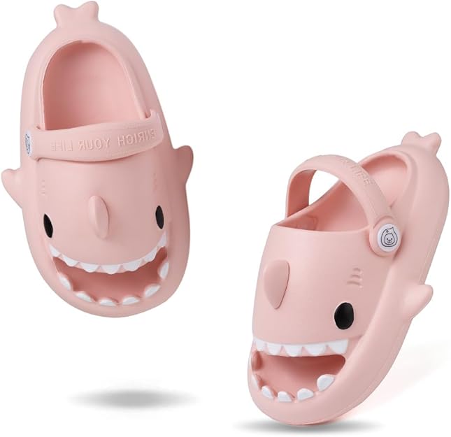 Cute Shark Slipper Non-slip Stripe