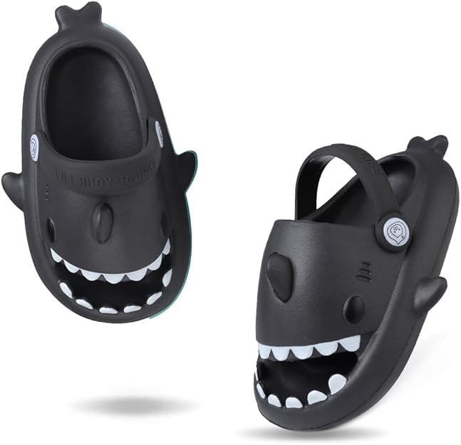 Cute Shark Slipper Non-slip Stripe