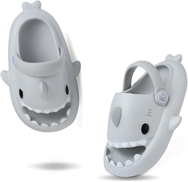 Cute Shark Slipper Non-slip Stripe
