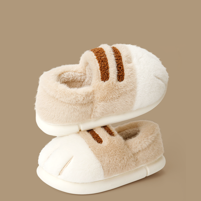 Cozy Cute Cat Paw Slippers