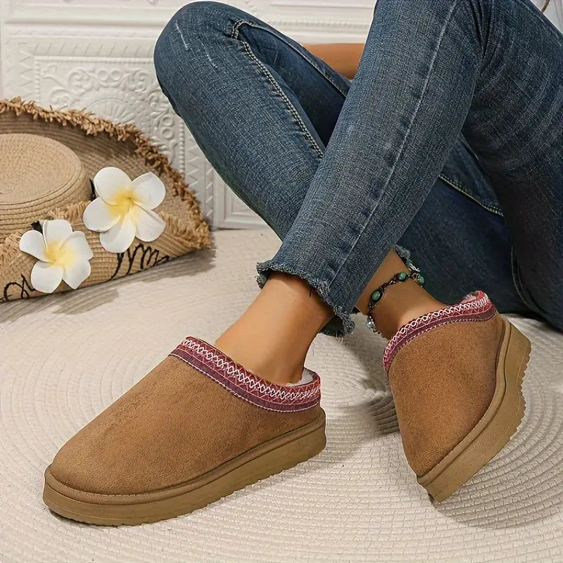 Platform Mini Boots Slippers