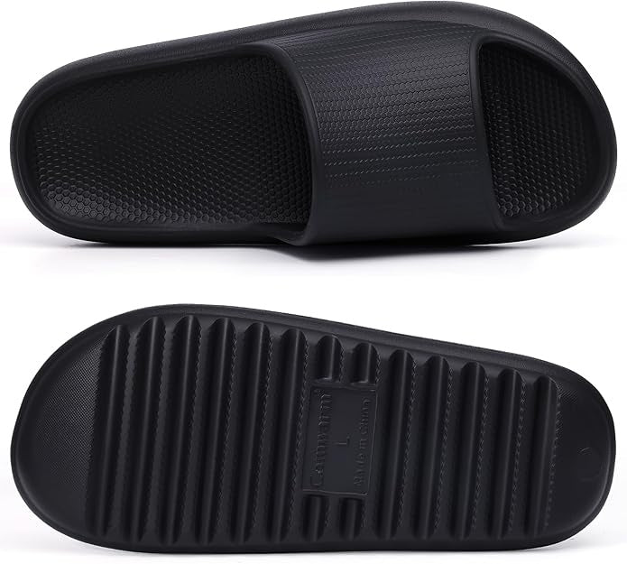Wave Pattern Canvas Slippers