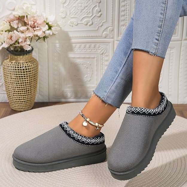 Platform Mini Boots Slippers