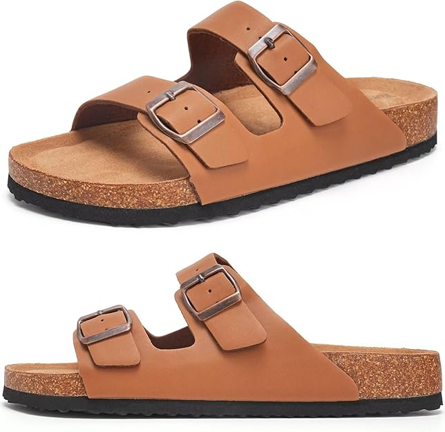 Unisex Cork Footbed Sandals