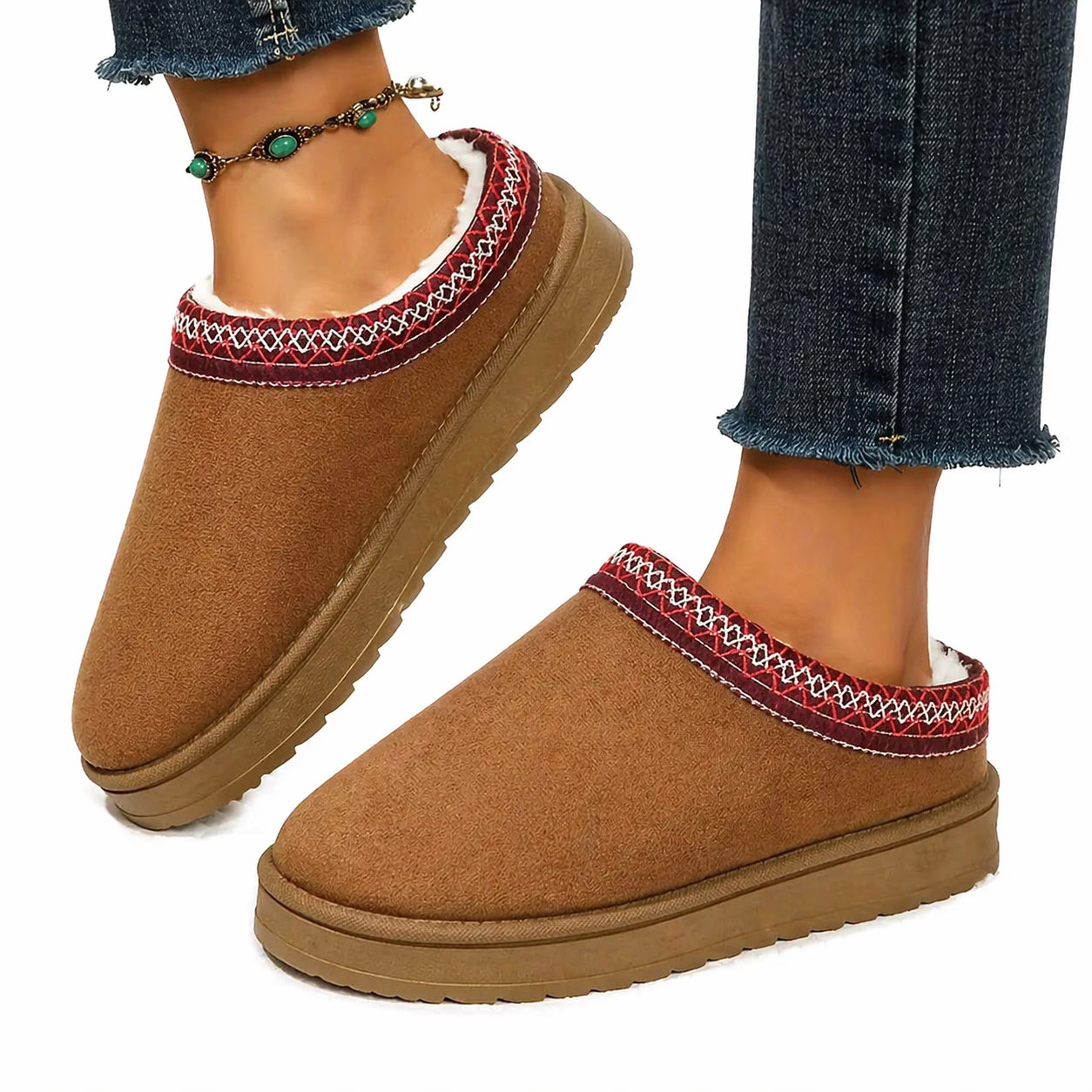 Platform Mini Boots Slippers
