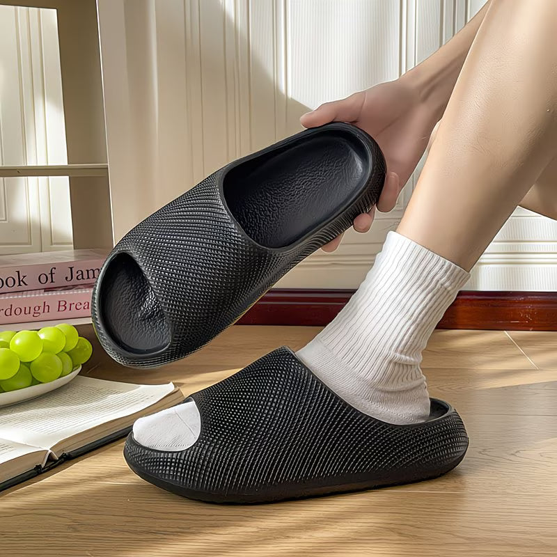 Wave Pattern Canvas Slippers