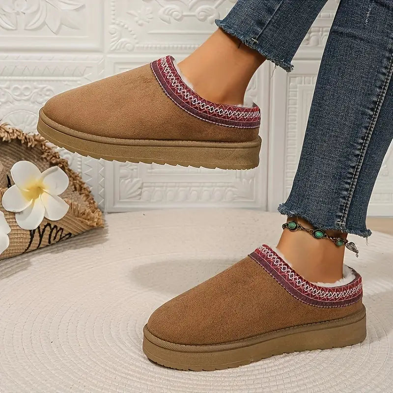 Platform Mini Boots Slippers