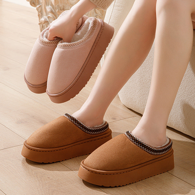 Platform Mini Boots Slippers