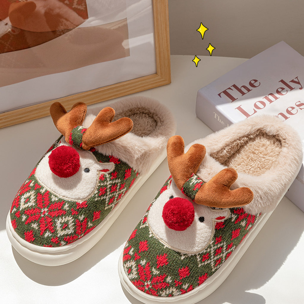 Christmas cozy slippers