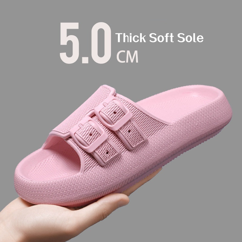 Double Buckle Adjustable Sandals
