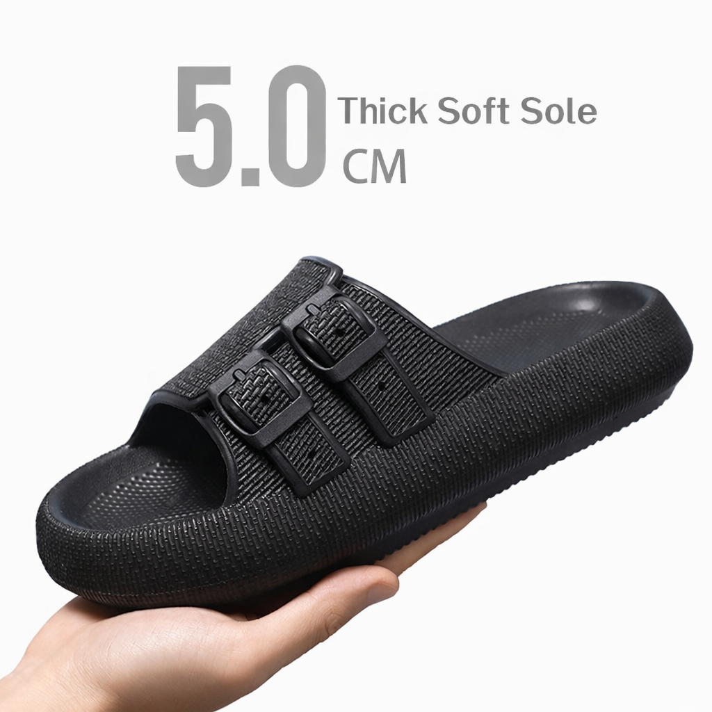Double Buckle Adjustable Sandals